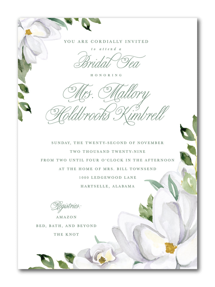 The Mallory Bridal Shower Invitation