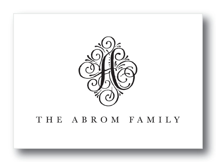The Abrom Family Calling Card