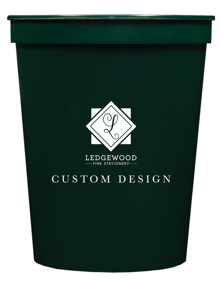 Forest Green Personalized Stadium Cup