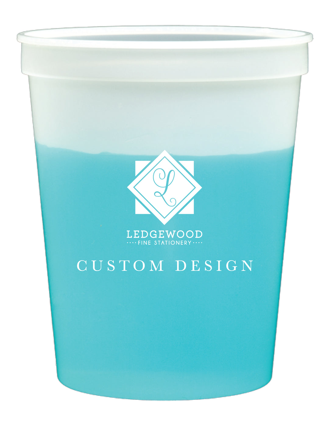 Natural to Green Personalized Stadium Cup