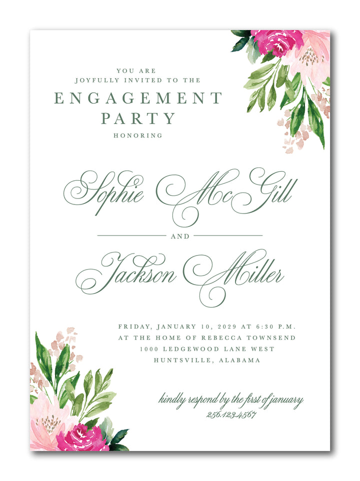 The Sophie Engagement Party Invitation
