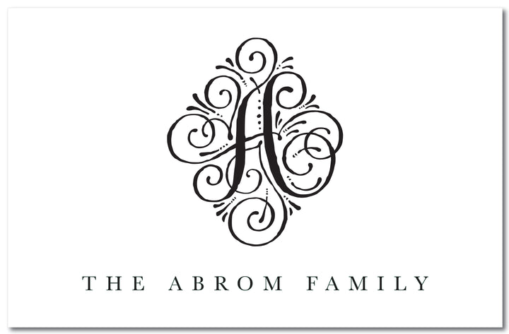 The Abrom Family Acrylic Tray
