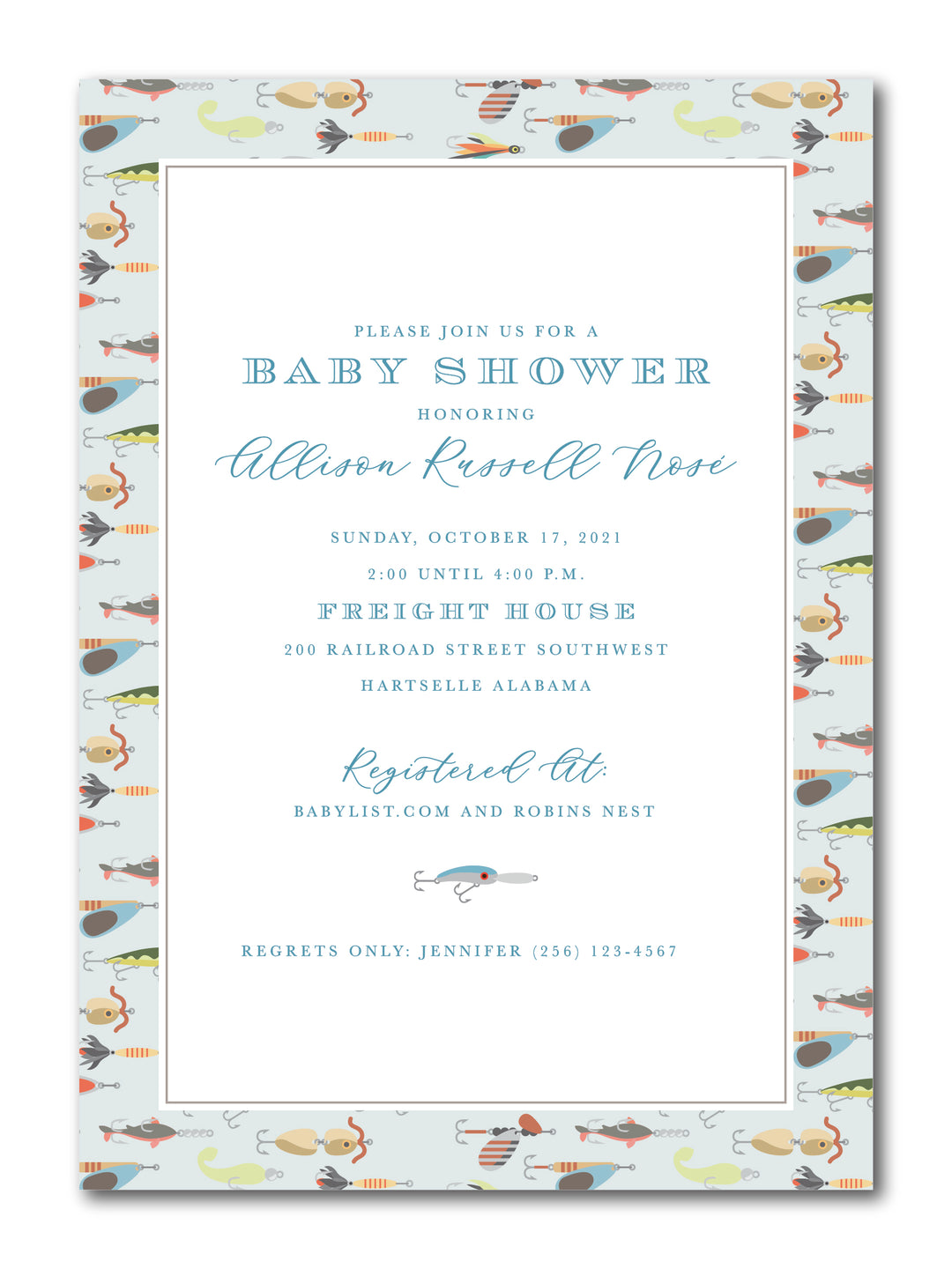 The Allison Baby Shower Invitation