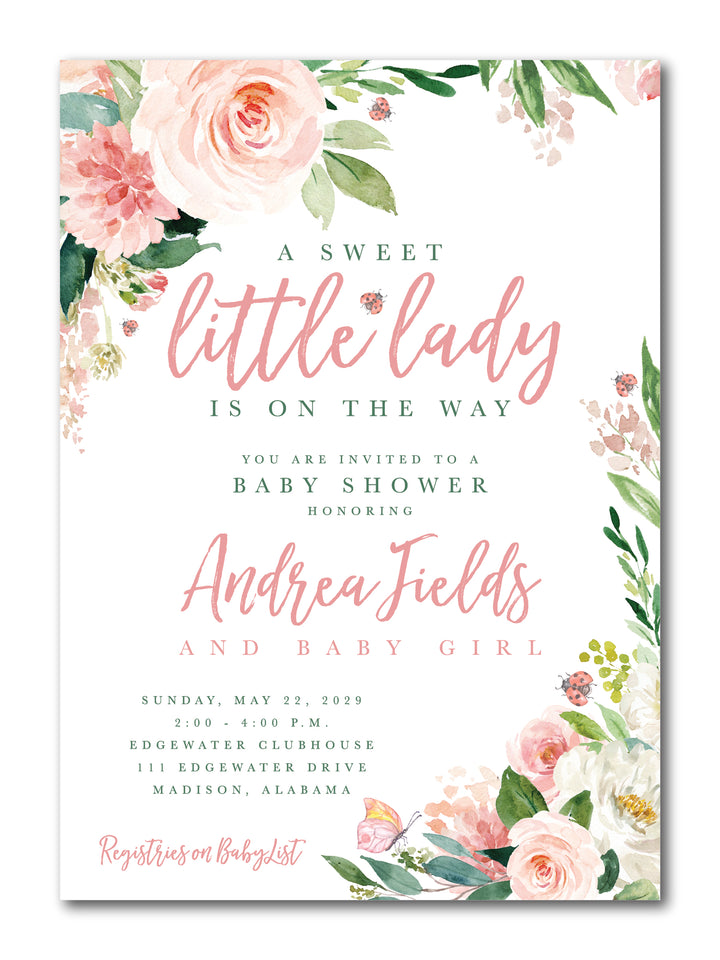 The Andrea Baby Shower Invitation