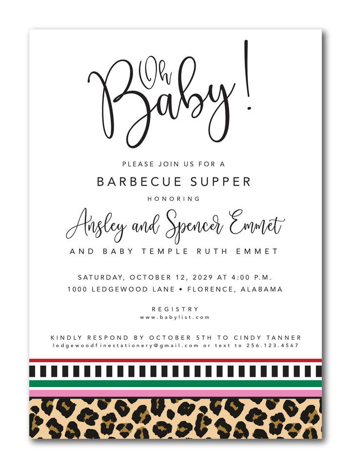 The Ansley Baby Shower Invitation