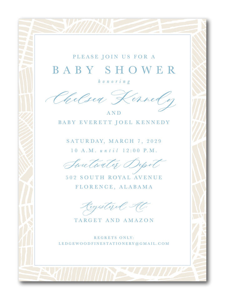 The Chelsea Baby Shower Invitation