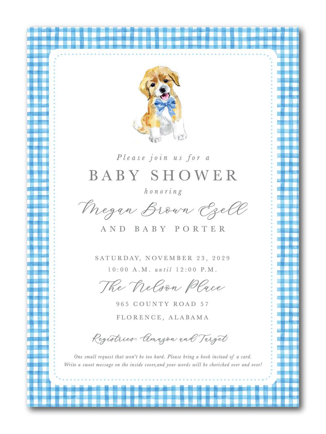 The Megan Baby Shower Invitation