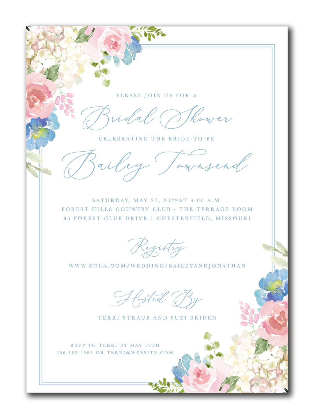 The Bailey Bridal Shower Invitation