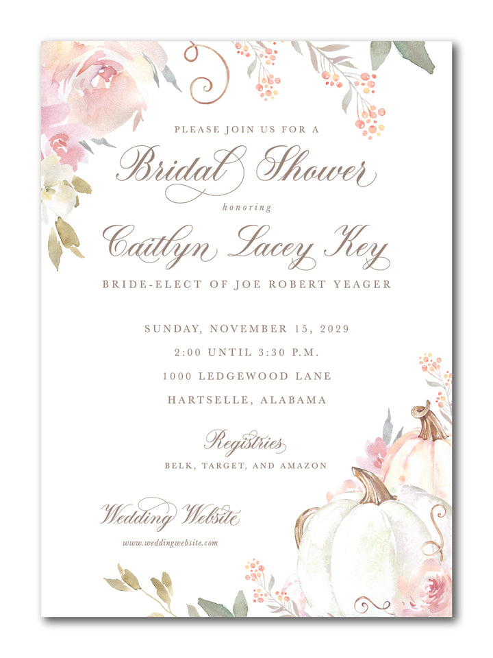 The Caitlyn Bridal Shower Invitation