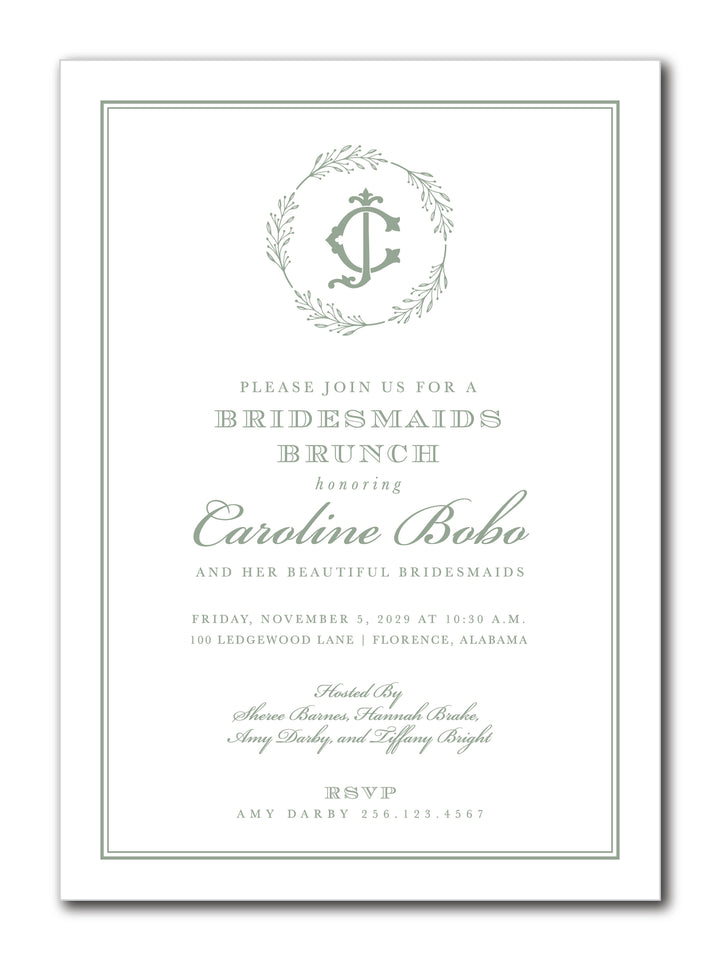 The Caroline Bridal Shower Invitation