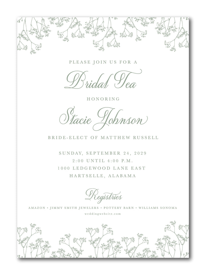 The Stacie Bridal Shower Invitation