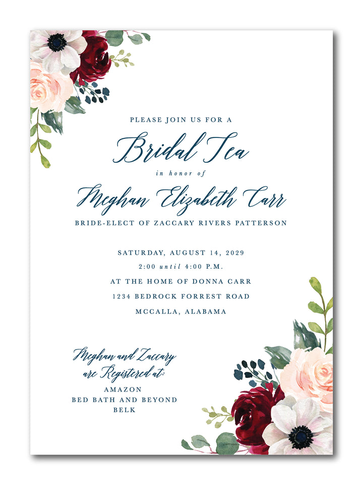The Meghan II Bridal Shower Invitation