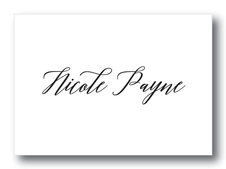 The Nicole Calling Card