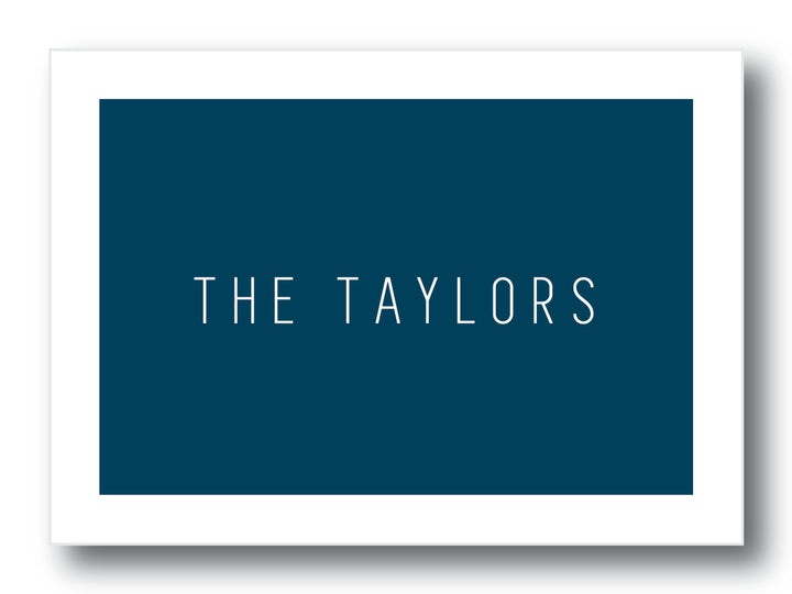 The Taylors Calling Card