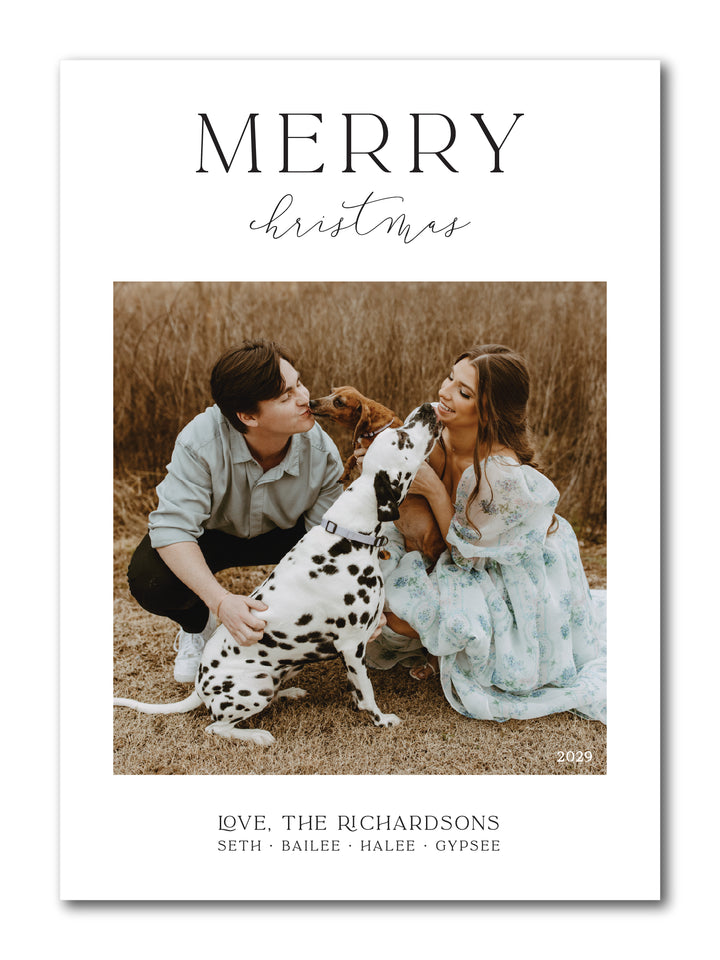 The Richardson Christmas Card