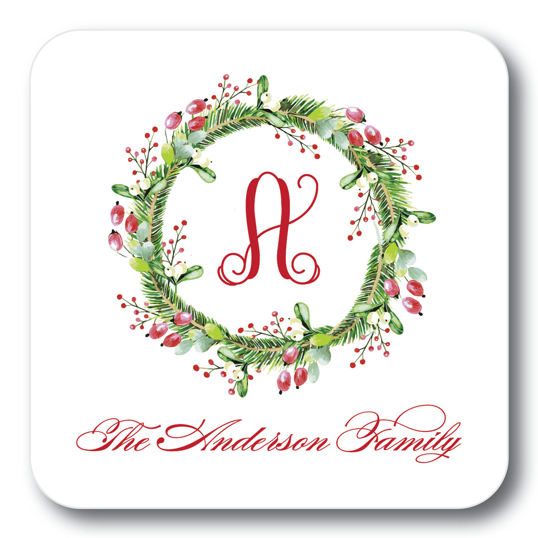 Christmas Coasters – Tagged Christmas Coasters– Ledgewood Fine Stationery