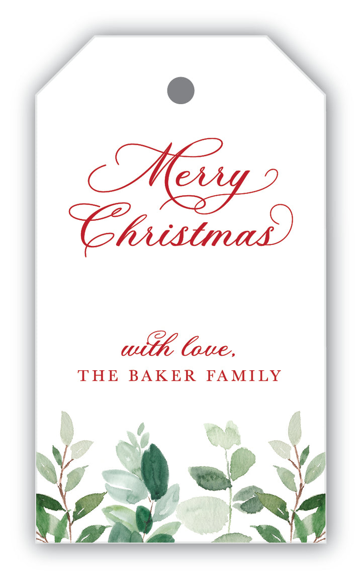 The Baker Family II Christmas Gift Tag