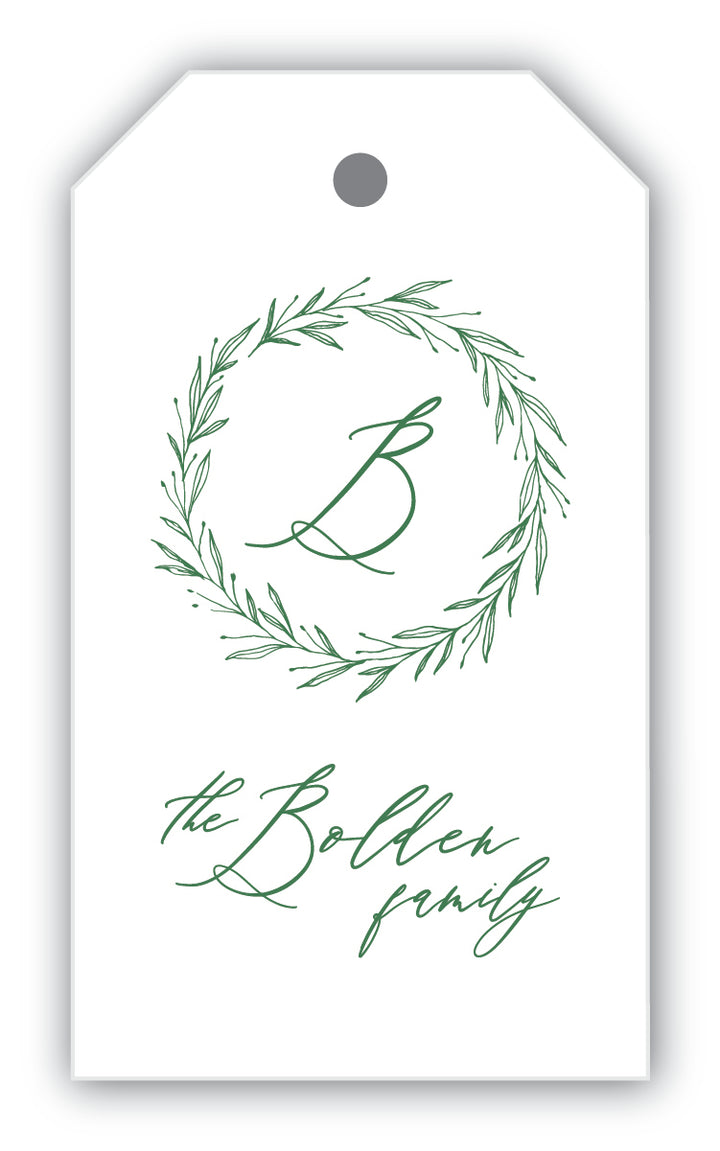 The Bolden Family Christmas Gift Tag