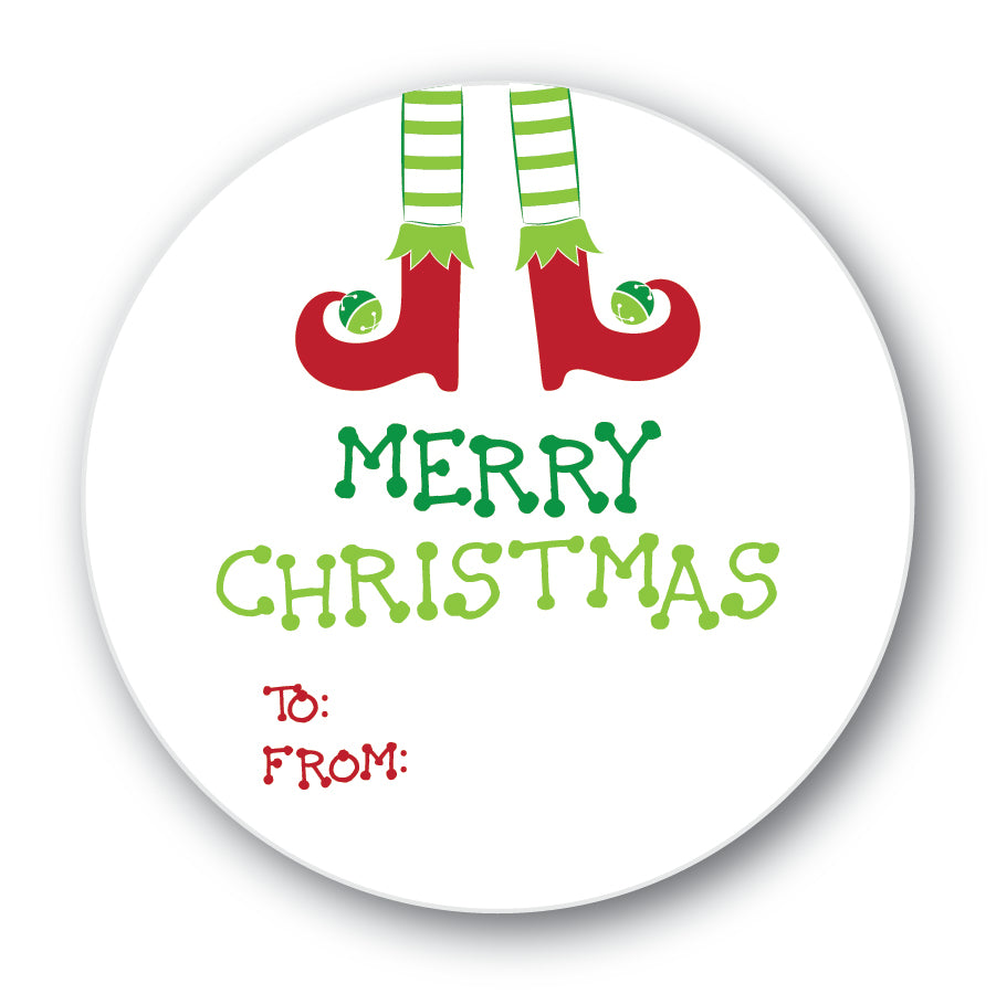The Elf Christmas Round Sticker