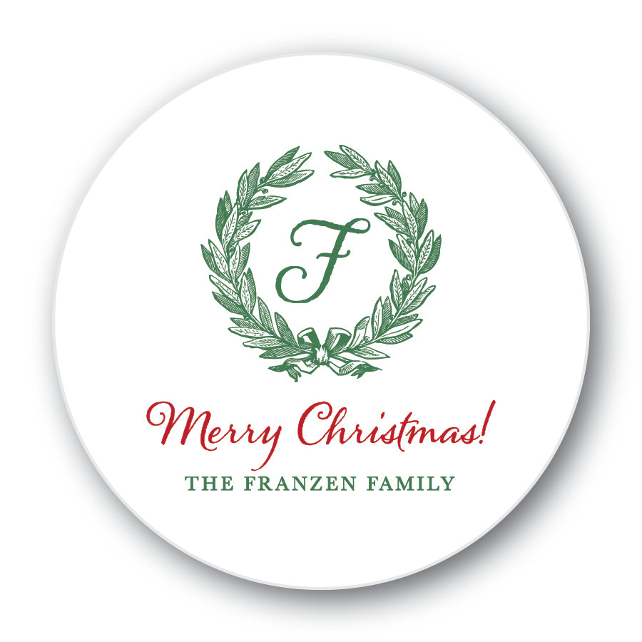 The Franzen Family Christmas Round Sticker