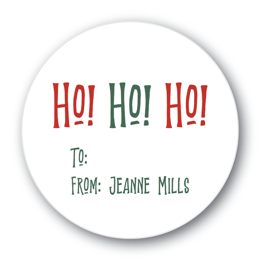 The Jeanne Christmas Round Sticker