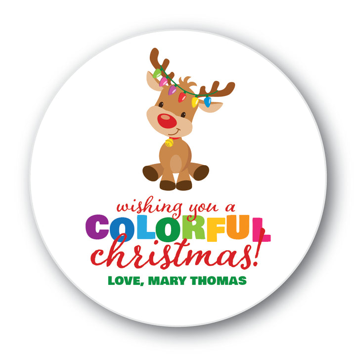 The Mary Thomas Christmas Round Sticker