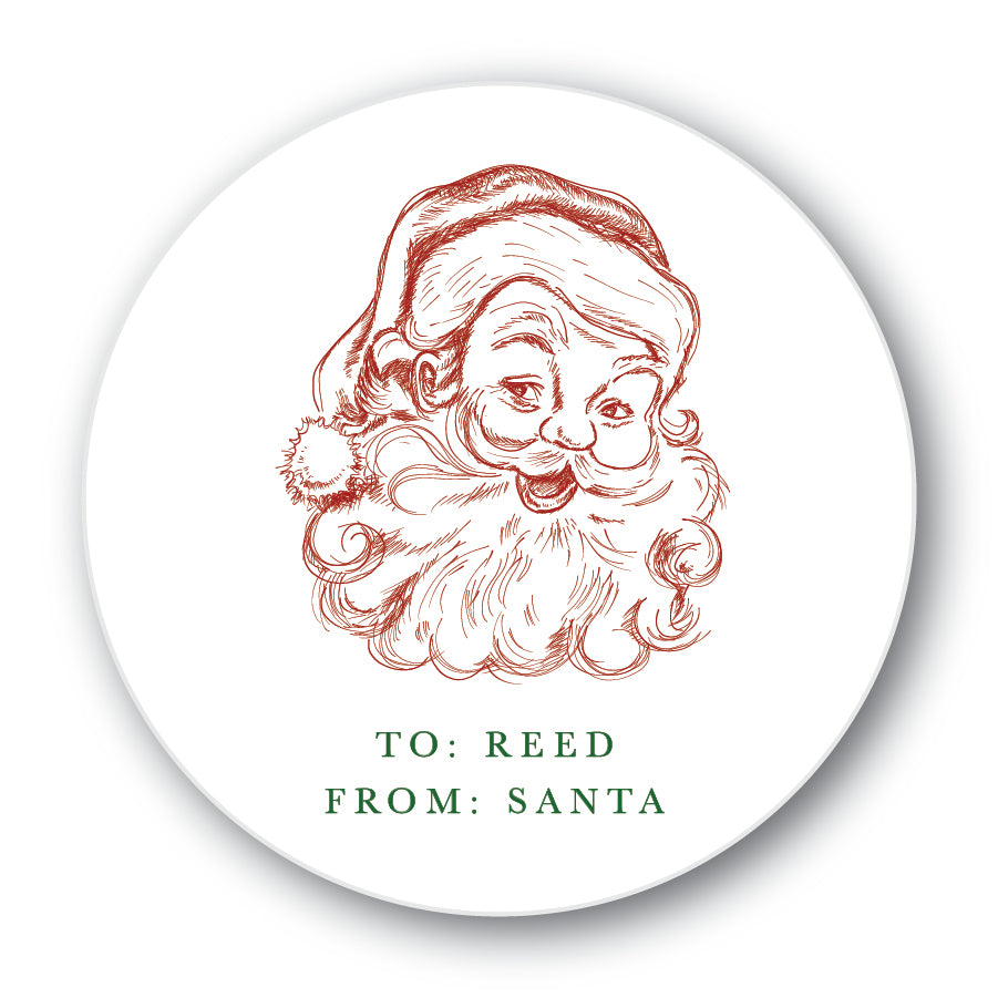 The Reed II Christmas Round Sticker