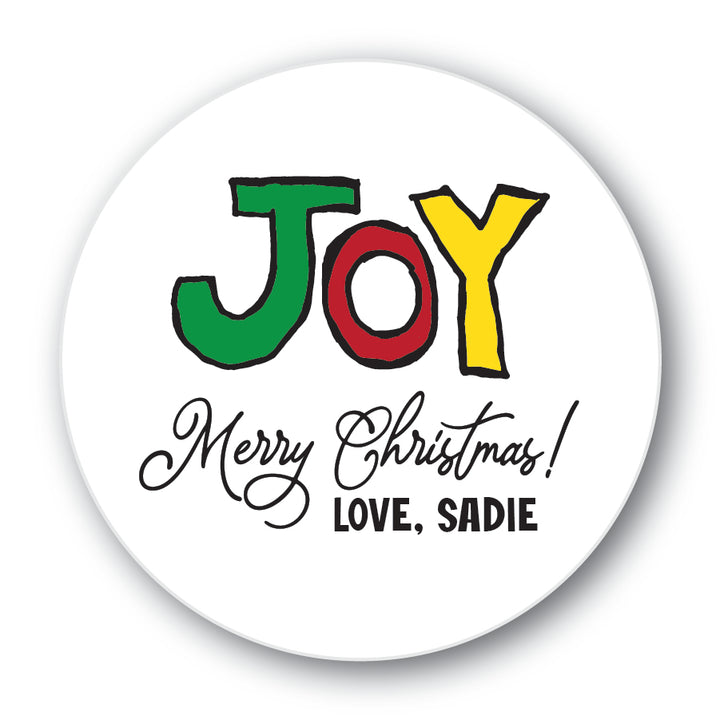 The Sadie Christmas Round Sticker