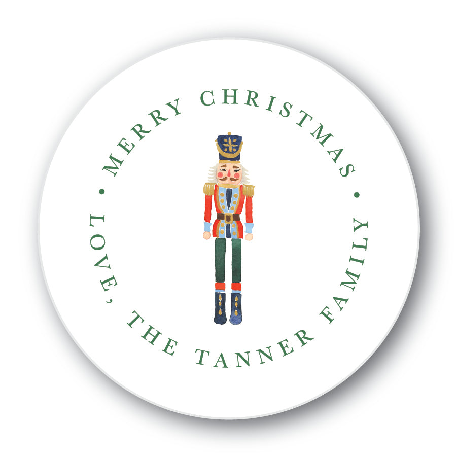 The Tanner Family Christmas Round Sticker