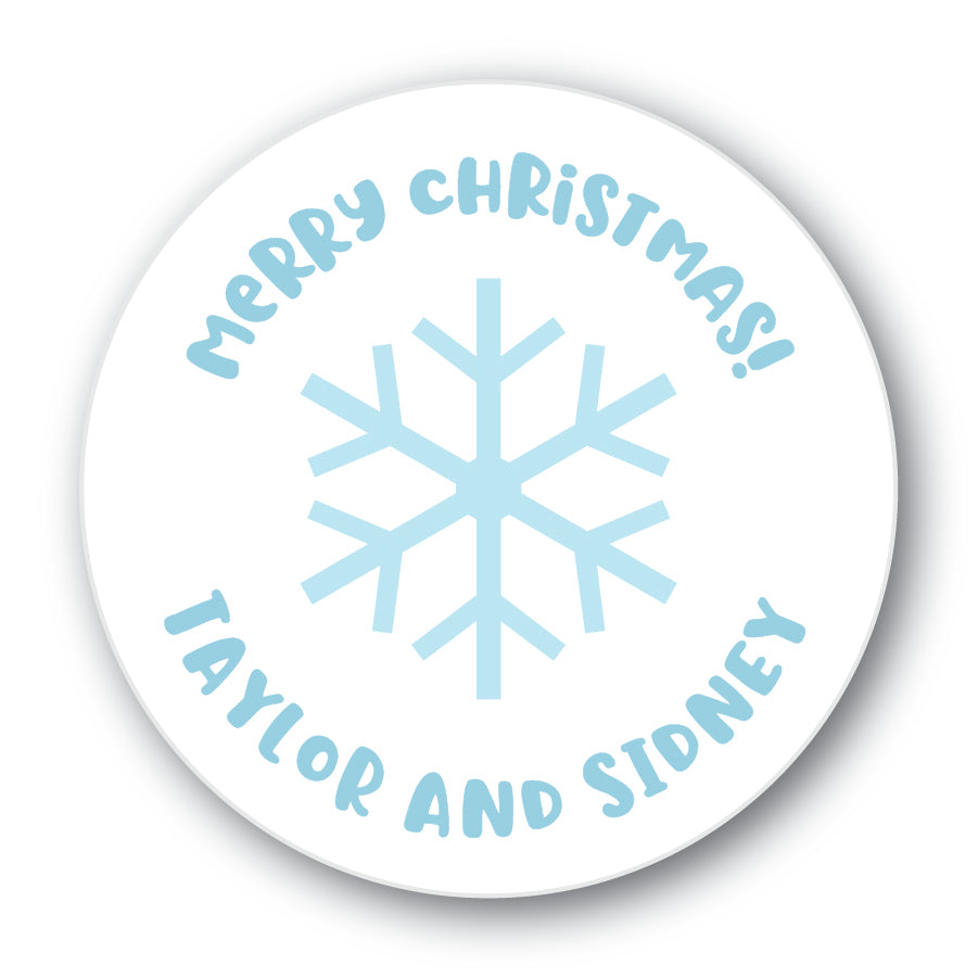 The Taylor Christmas Round Sticker