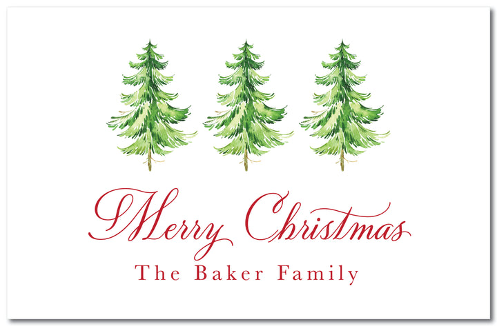 The Baker Family Christmas Acrylic Tray