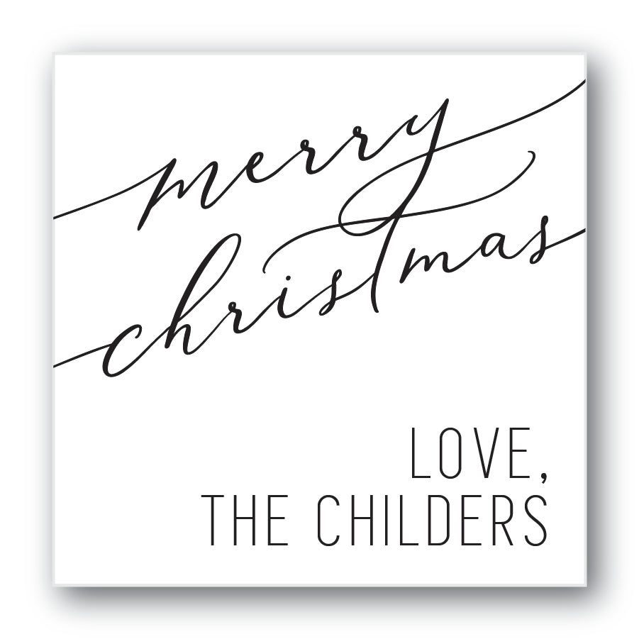 The Childers Christmas Sticker