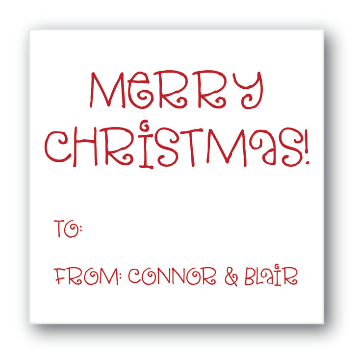 The Conner and Blair Christmas Sticker