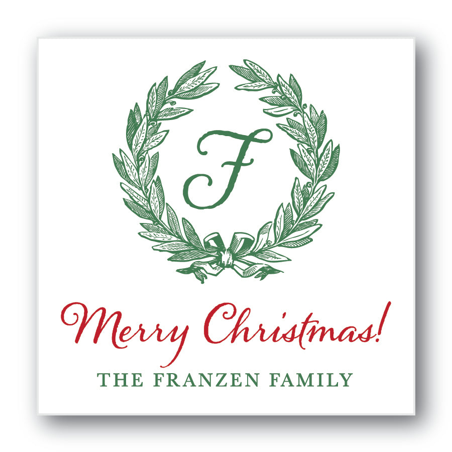 The Franzen Family Christmas Sticker
