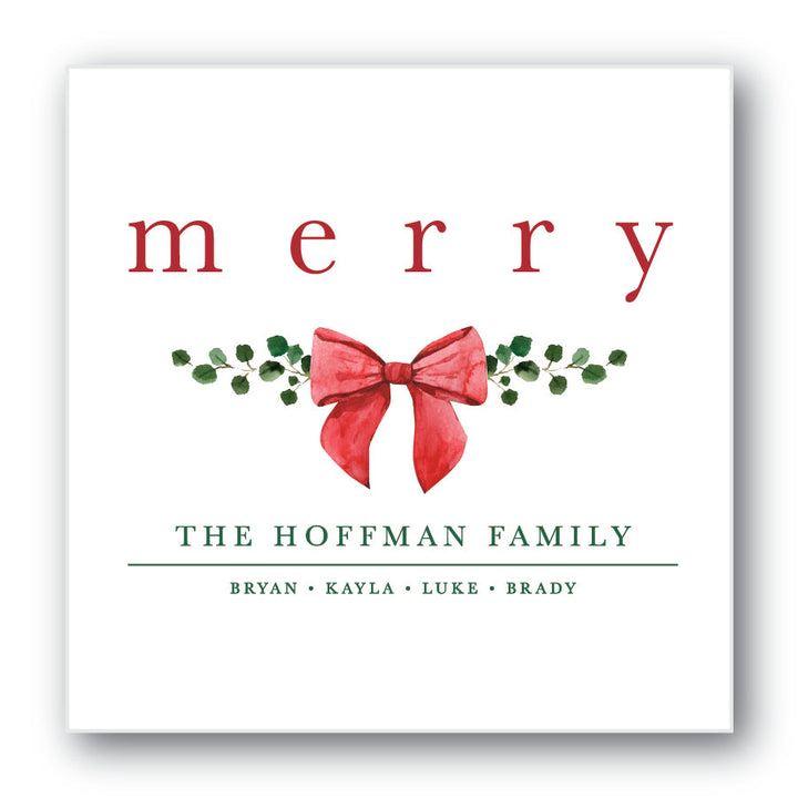 The Hoffman Family Christmas Sticker