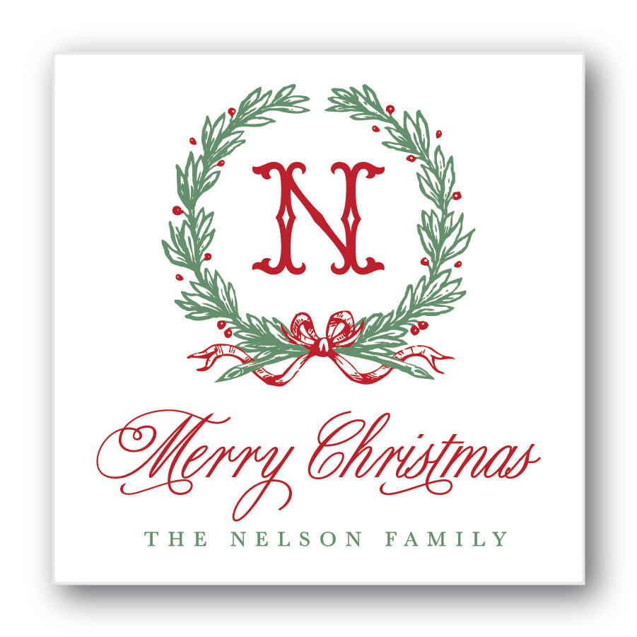 The Nelson Family Christmas Sticker