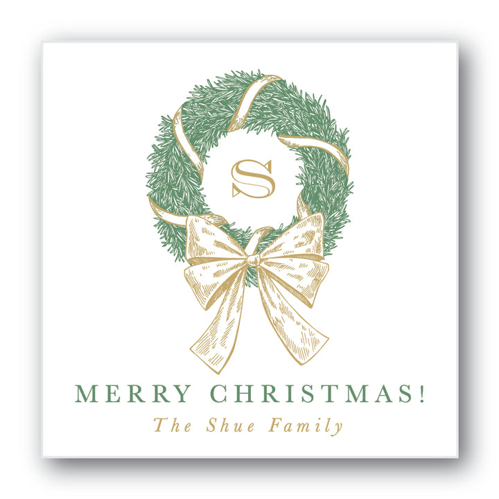 The Shue Family Christmas Sticker