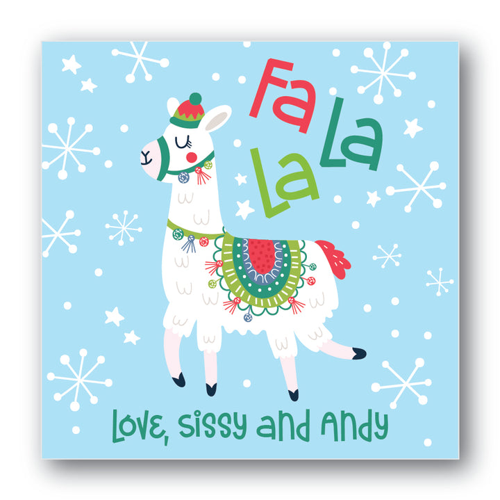 The Sissy and Andy II Christmas Sticker