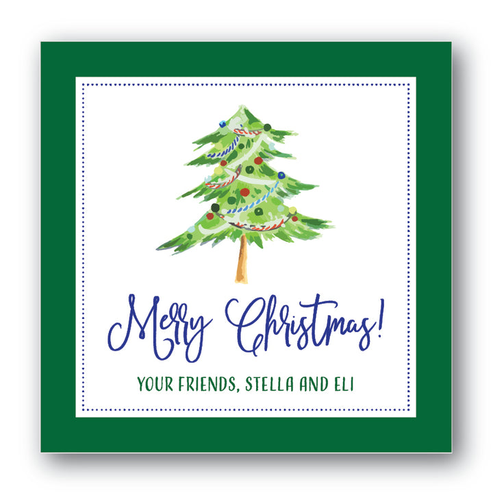 The Stella and Eli Christmas Sticker
