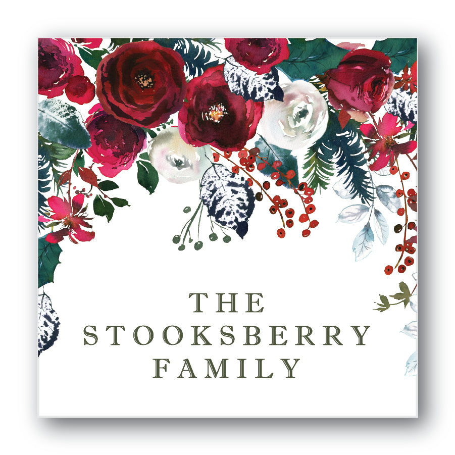 The Stooksberry Family Christmas Sticker