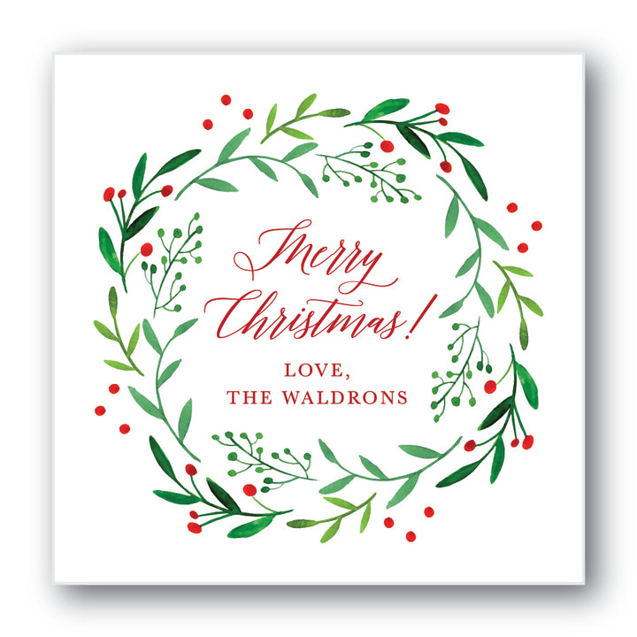 The Waldrons Christmas Sticker