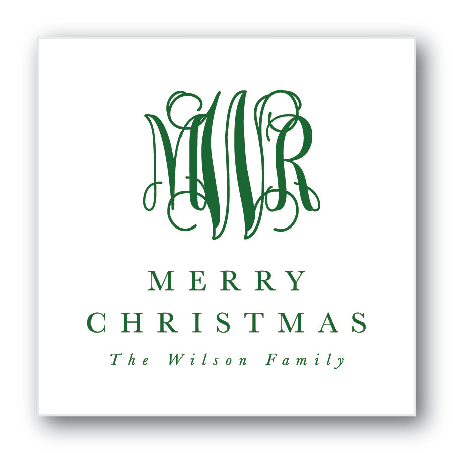 The Wilson Family Christmas Sticker