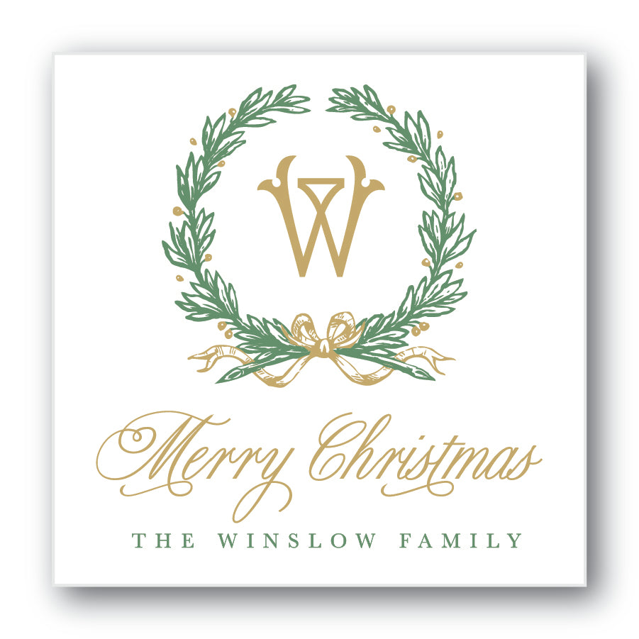The Winslow Family Christmas Sticker