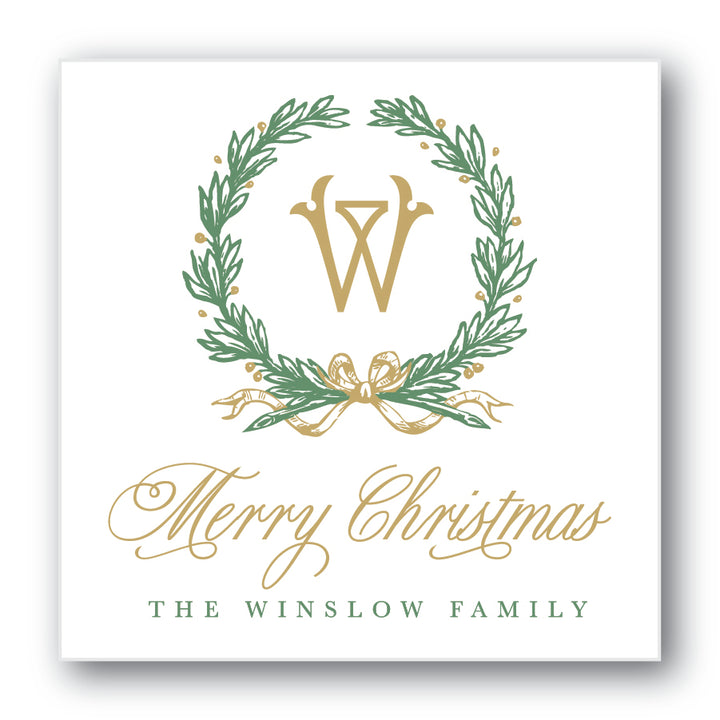 The Winslow Family Christmas Sticker