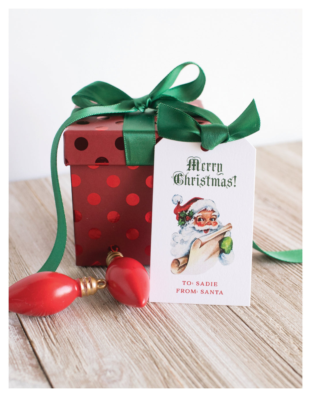 The Santa II Christmas Gift Tag
