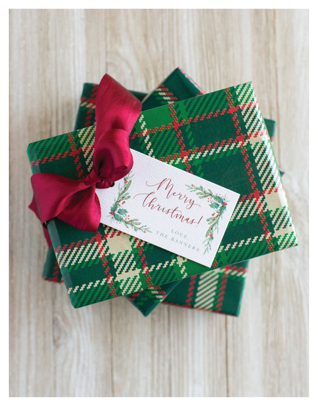The Barrons Christmas Gift Tag