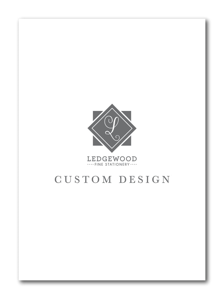 Vertical Custom Design Christmas Card