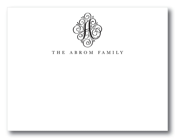 The Abrom Family Flat Note Card