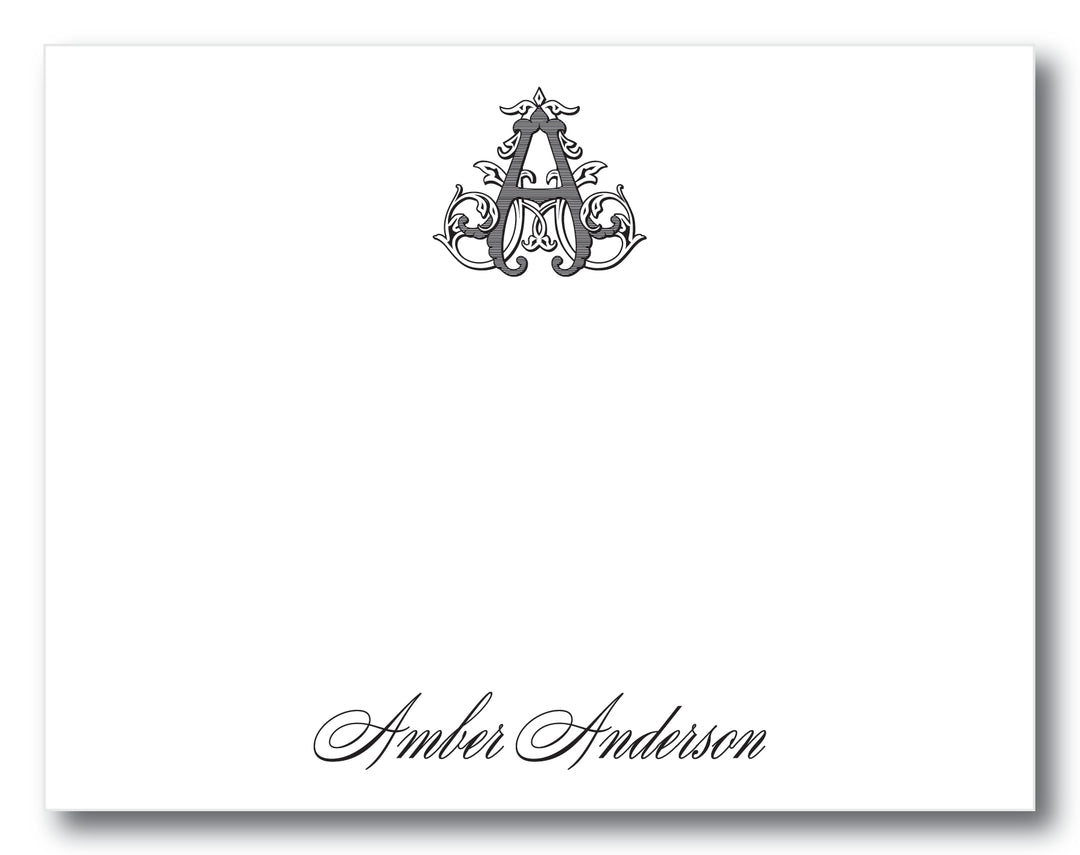 The Amber Flat Note Card