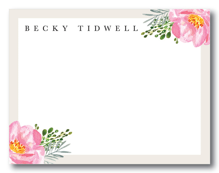 The Becky Flat Note Card
